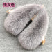 Luxury Fox Fur Winter Scarf with Versatile Detachable Collar - A Statement of Winter Elegance