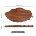 Stylish Acacia Wood Serving Tray for Tea and Culinary Delights