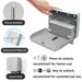 Wall-Mounted Key-Lock Paper Towel Dispenser with 200 Capacity