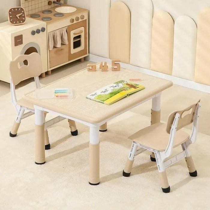 Adjustable Toddler Activity Table and Chair Set for Kids Aged 3-8