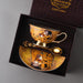 Luxurious Vintage Tea Set Featuring Exquisite Egyptian Couple Design - Perfect for Elegant Tea Moments