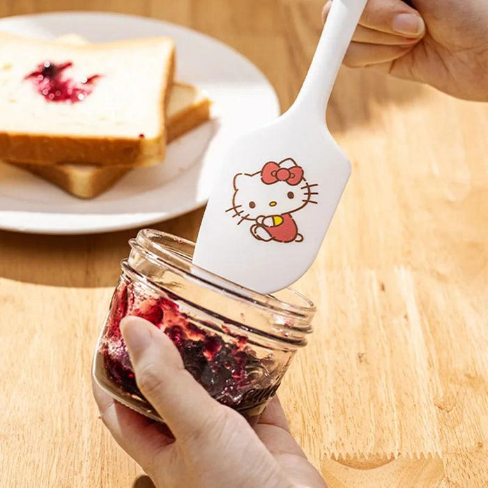 Heat-Resistant Silicone Spatula Featuring My Melody, Kuromi, and Hello Kitty