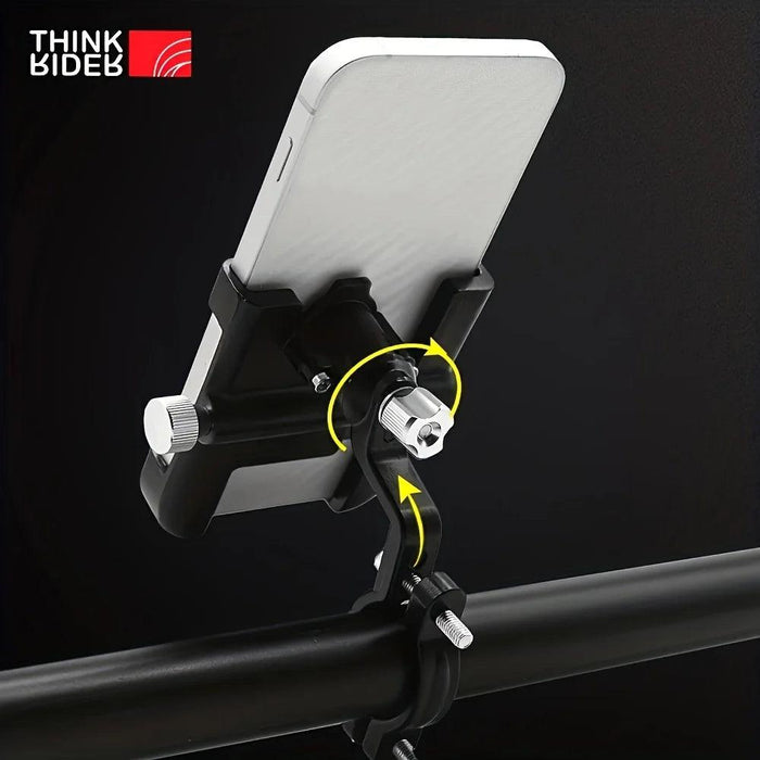 ThinkRider MTB Adjustable 360° Rotating Phone Holder for Bicycles - Non-slip Aluminum Bike Mount