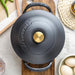 Heritage-Inspired Durable Cast Iron Soup Pot for Gourmet Slow Cooking