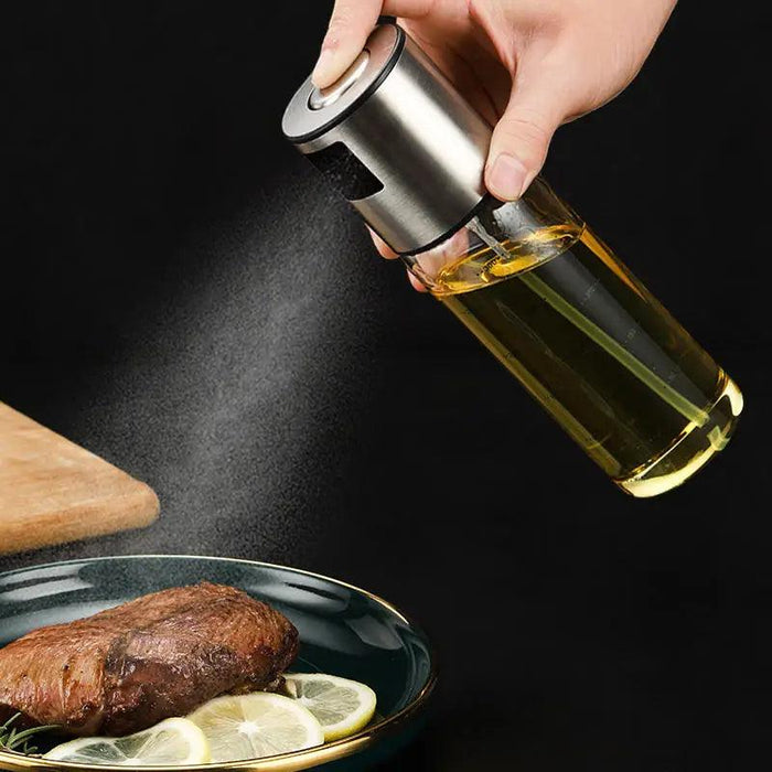 Elegant Stainless Steel Olive Oil Sprayer for Healthy Cooking Adventures