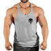 Men's Y-Back Sleeveless Gym Tank - Essential Workout Vest for Bodybuilders and Lifters