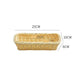 Elegant Imitation Rattan Snack and Dessert Serving Plate for Afternoon Gatherings