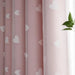 Charming Heart-Embroidered Tulle Blackout Curtains for Baby Girls' Princess Rooms - Single Panel in Double Pink