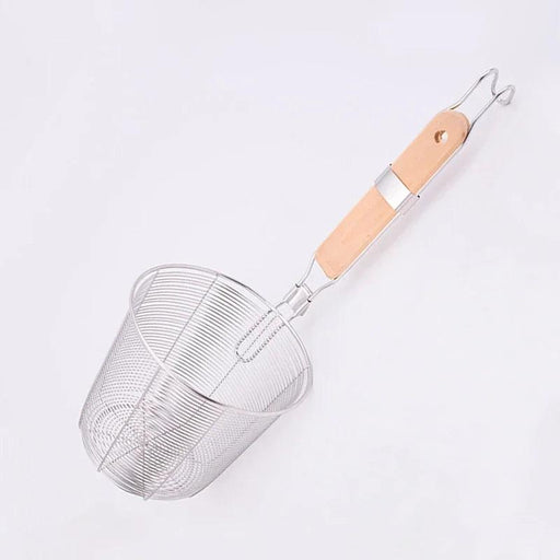 Versatile Stainless Steel Strainer Basket - Essential Tool for Cooking and Draining