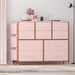 Elegant 10-Drawer Makeup Vanity with Side Pockets and Superior Stability