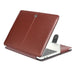 Elegant Leather Laptop Folio Case for MacBook Air/Pro - Protective Sleeve for 11-16 Inch Devices