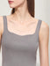 Chic Square Neck Knitted Summer Camisole Top for Women