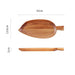 Elegant Acacia Wood Serving Tray & Cutlery Organizer for Sushi and Steak