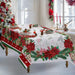 Festive Waterproof Polyester Christmas Lightweight Tablecloth for Holiday Partie