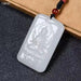 Exquisite Handcrafted White Hetian Jade Guanyin Pendant for Luck and Prosperity