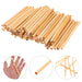 100 Count Eco-Friendly Bamboo Bee Tubes for Enhanced Pollination