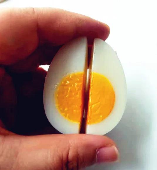 Lifelike Artificial Boiled Egg for Kitchen Decor and Photography Use