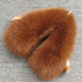 Luxury Fox Fur Winter Scarf with Versatile Detachable Collar - A Statement of Winter Elegance