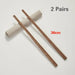 High-Quality Heat-Resistant Wooden Chopsticks for Hot Pot and Noodles - Stylish and Comfortable Design