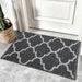 Luxurious Non-Slip Microfiber Welcome Mat: Chic Moisture-Absorbing Rug for Entryways