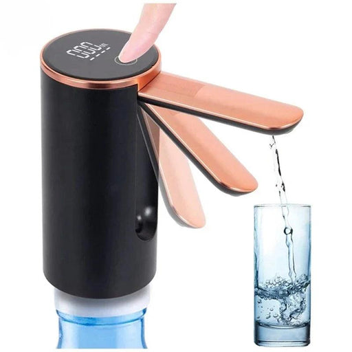 Smart Foldable Electric Water Dispenser - Portable Touch-Controlled Rechargeable Bottle Pump