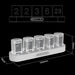 Customizable RGB LED Nixie Tube Clock - Luxurious Gift for Gamers and Stylish Desktop Decor