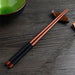 23.5CM Artisan Chestnut Wood Sushi Chopsticks - Handmade Japanese & Chinese Style Dining Gift