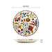 Vibrant Underglaze Ceramic Dinner Plates for Steak, Pasta, and Salad - Stylish Dishware for Your Kitchen