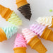 Lifelike Decorative Ice Cream Cone Replica for Photography and Shop Displays