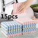 Coral Fleece Kitchen Cleaning Cloths - Super Absorbent Dishwashing Rags for Effortless Cleaning