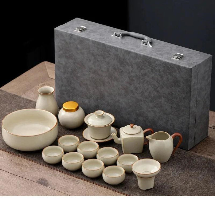 Exquisite Ruyao Kung Fu Tea Set for an Elevated Brewing Experience