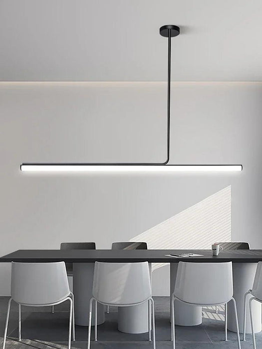 Modern Scandinavian LED Pendant Light with Remote Dimming - Chic Fixture for Dining and Home Bar Areas