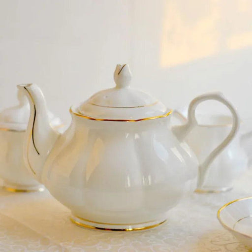 Elegant European Bone China Tea Set with Phnom Penh Teapot