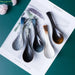 Elegant Japanese Ceramic Soup Spoon - Stylish Utensil for Dining and Culinary Delights