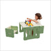 Convertible Kids Table & Chair Set with 3-in-1 Functionality