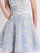 Sleeveless Lace Mini Dress with Hollow Out Embroidery for Women's Summer Events 2024