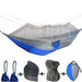 Outdoor Adventure Hammock with Insect Protection - Lightweight Portable Hanging Bed for Camping Comfort