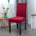 Elegant Burgundy Stretch Chair Slipcover - Contemporary Nordic Style for Enhanced Furniture Protection