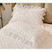 Luxurious Summer Quilted Bedspread for Couples - King Size White Bedding (180x200cm)