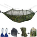 Outdoor Adventure Hammock with Insect Protection - Lightweight Portable Hanging Bed for Camping Comfort