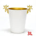 Majestic Deer Head Ice Bucket: Luxurious European Charm in Dual-Tone Design