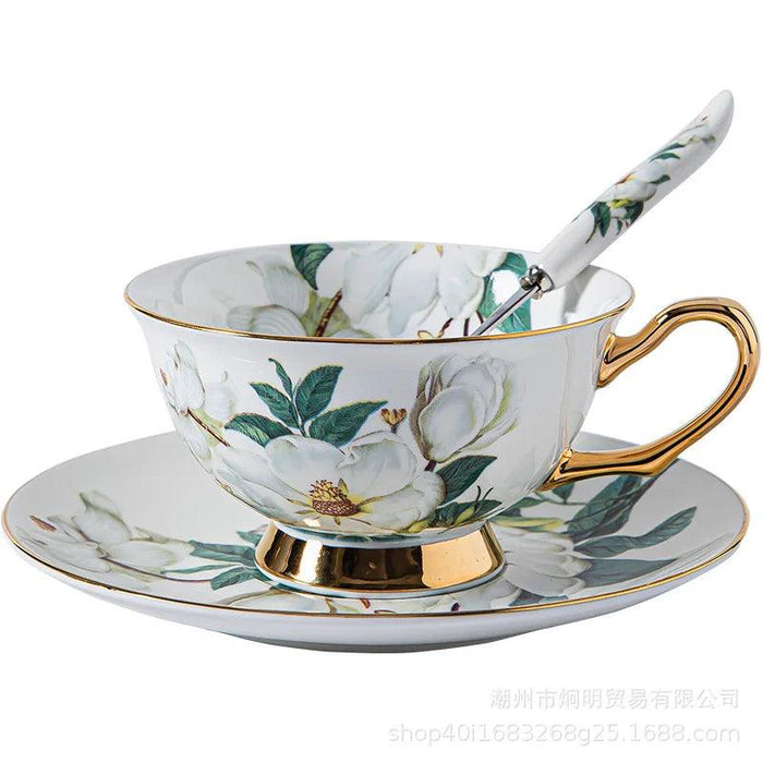 Exquisite Bone China Tea Cup Set for Aromatic Tea Experiences and Elegant Gatherings