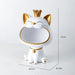 Whimsical Lucky Cat Storage Tray - Decorative Snack Jar and Key Holder for Home Decor