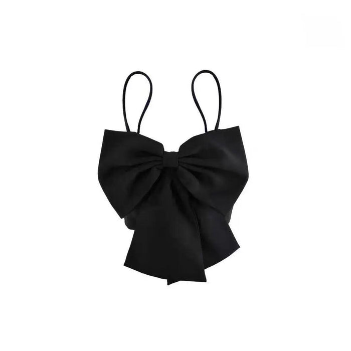 Chic Bow-Detail Sleeveless Summer Sling Top