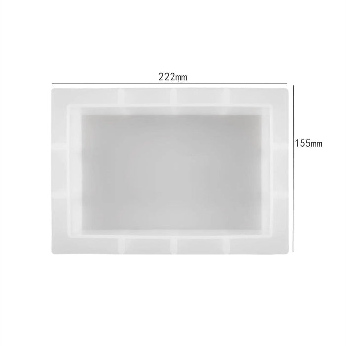 DIY Crystal Silicone Resin Molds – Large Cube, Heart, Round, and Rectangular Geometry Molds for Resin Casting