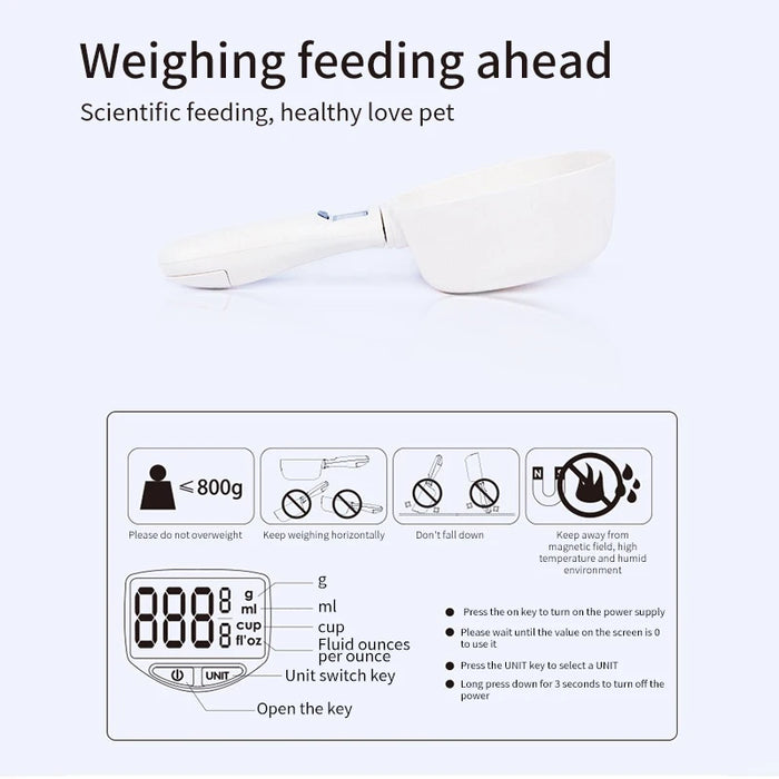 Xiaomi Electronic Pet Feeding Bowl with Smart Portion Control and Digital Weighing Spoon