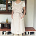 Chic Floral Ruffle Kitchen Apron for Women - Luxurious Japanese Washed Cotton Linen