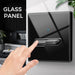 Elegant LED Crystal Glass Light Switch Panel - Versatile Multi-Gang Control System