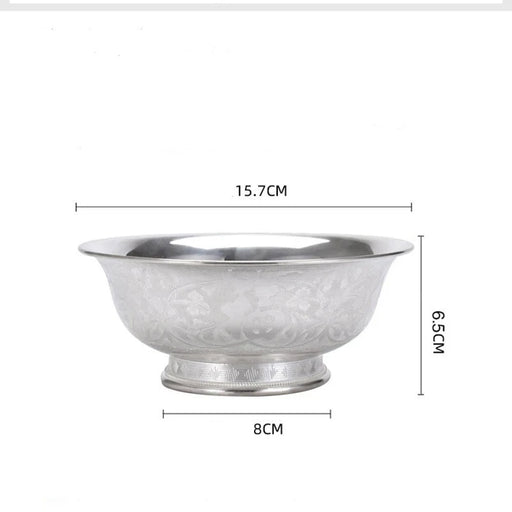 Exquisite Sterling Silver Serving Bowl