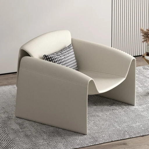 Scandinavian Serenity Space-Saving Luxury Lounge Chair